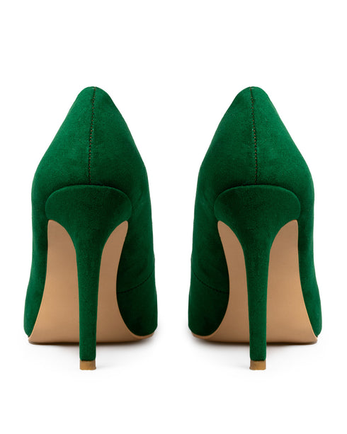 Zapatilla Tacón Verde Básica 79009